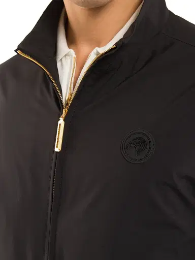 Stefano Ricci Men's Windbreaker Jacket with Zip Closure | Thumbnail 4 Stefano Ricci Men's Windbreaker Jacket with Zip Closure | Thumbnail 4