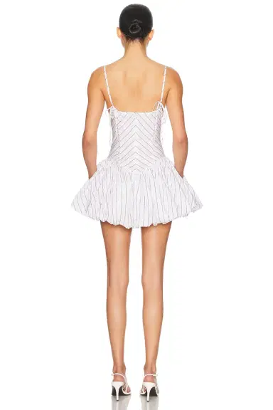 Helsa Stripe Bubble Mini Dress | Thumbnail 3 Helsa Stripe Bubble Mini Dress | Thumbnail 3