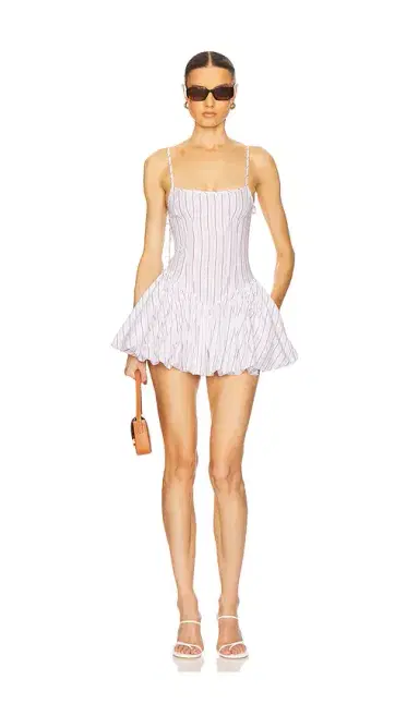 Helsa Stripe Bubble Mini Dress | Thumbnail 5 Helsa Stripe Bubble Mini Dress | Thumbnail 5