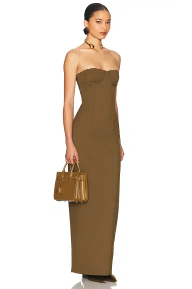 Helsa The Linear Suiting Dress | Thumbnail 4 Helsa The Linear Suiting Dress | Thumbnail 4