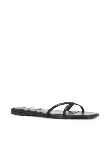 Toteme Leather Crossover Slide | Thumbnail 2 Toteme Leather Crossover Slide | Thumbnail 2