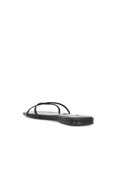 Toteme Leather Crossover Slide | Thumbnail 3 Toteme Leather Crossover Slide | Thumbnail 3