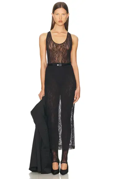 Wardrobe.NYC Lace Tank Bodysuit | Thumbnail 5 Wardrobe.NYC Lace Tank Bodysuit | Thumbnail 5