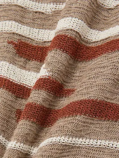Bottega Veneta Striped Jacquard-knit Linen And Cotton-blend Sweater | Thumbnail 4 Bottega Veneta Striped Jacquard-knit Linen And Cotton-blend Sweater | Thumbnail 4