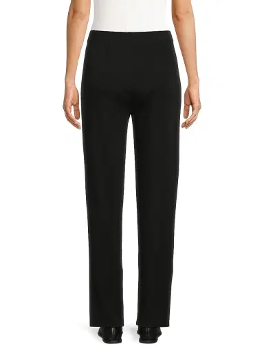 Misook Women's Nancy Mylana Knit Straight-Leg Pants - Black | Thumbnail 5 Misook Women's Nancy Mylana Knit Straight-Leg Pants - Black | Thumbnail 5