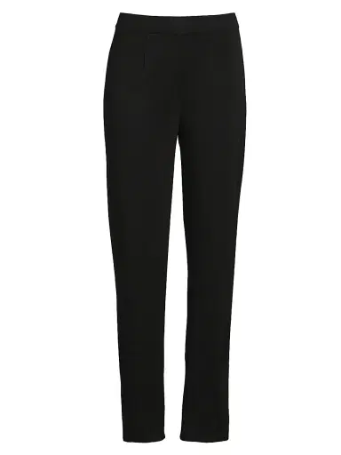 Misook Women's Nancy Mylana Knit Straight-Leg Pants - Black | Thumbnail 1 Misook Women's Nancy Mylana Knit Straight-Leg Pants - Black | Thumbnail 1