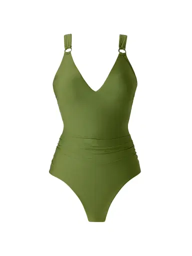 Magicsuit Women's Solid Dakota One-Piece Swimsuit - Basil | Thumbnail 1 Magicsuit Women's Solid Dakota One-Piece Swimsuit - Basil | Thumbnail 1