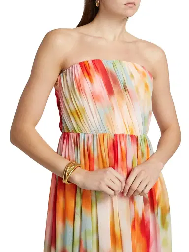 As It May Women's Marlee Crinkle Chiffon Gown - Blurred Garden | Thumbnail 6 As It May Women's Marlee Crinkle Chiffon Gown - Blurred Garden | Thumbnail 6