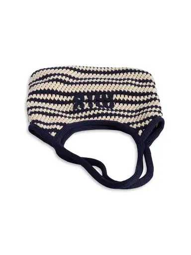Miu Miu Women's Ivy Crochet Tote Bag - Blue | Thumbnail 4 Miu Miu Women's Ivy Crochet Tote Bag - Blue | Thumbnail 4