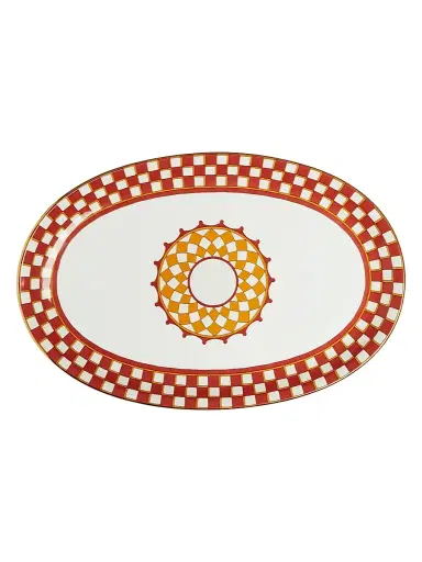 La DoubleJ Oval Platter - Apollo Mattone | Thumbnail 1 La DoubleJ Oval Platter - Apollo Mattone | Thumbnail 1