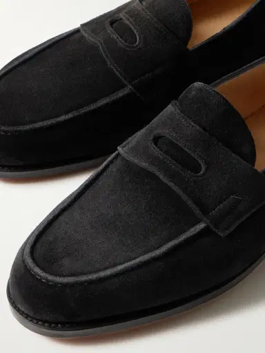 John Lobb Lopez Suede Penny Loafers - Men | Thumbnail 5 John Lobb Lopez Suede Penny Loafers - Men | Thumbnail 5