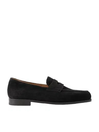 John Lobb Lopez Suede Penny Loafers - Men | Thumbnail 1 John Lobb Lopez Suede Penny Loafers - Men | Thumbnail 1