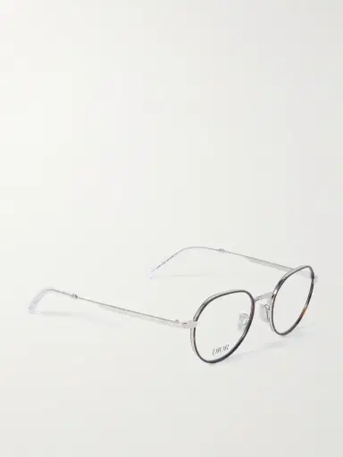 DIOR Eyewear DiorBotanicaO R2U Havana Round-Frame Tortoiseshell Acetate and Silver-Tone Metal Optical Glasses - Men | Thumbnail 3 DIOR Eyewear DiorBotanicaO R2U Havana Round-Frame Tortoiseshell Acetate and Silver-Tone Metal Optical Glasses - Men | Thumbnail 3