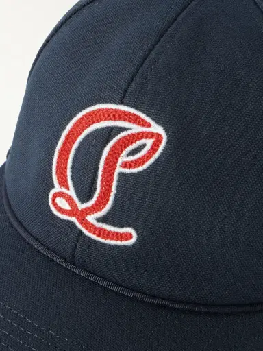 Christian Louboutin Mooncrest Ivy Logo-Embroidered Leather-Trimmed Cotton-Canvas Cap - Men | Thumbnail 4 Christian Louboutin Mooncrest Ivy Logo-Embroidered Leather-Trimmed Cotton-Canvas Cap - Men | Thumbnail 4
