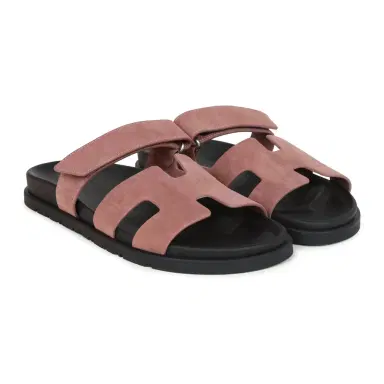 HERMÈS Hermes Chypre Techno Sandal Rose Antique Suede Palladium Hardware 40 EU | Thumbnail 3 HERMÈS Hermes Chypre Techno Sandal Rose Antique Suede Palladium Hardware 40 EU | Thumbnail 3