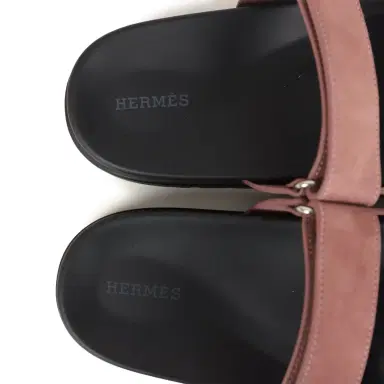 HERMÈS Hermes Chypre Techno Sandal Rose Antique Suede Palladium Hardware 40 EU | Thumbnail 8 HERMÈS Hermes Chypre Techno Sandal Rose Antique Suede Palladium Hardware 40 EU | Thumbnail 8