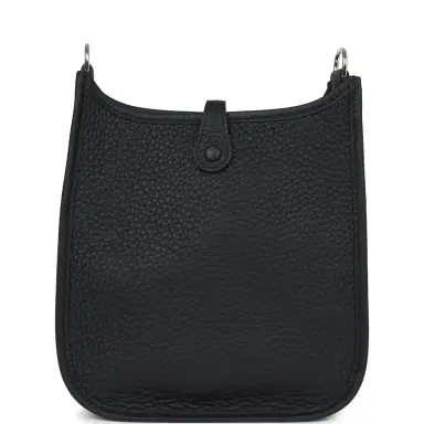 HERMÈS Hermes Evelyne TPM Black Clemence Palladium Hardware | Thumbnail 5 HERMÈS Hermes Evelyne TPM Black Clemence Palladium Hardware | Thumbnail 5