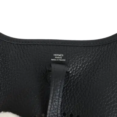 HERMÈS Hermes Evelyne TPM Black Clemence Palladium Hardware | Thumbnail 7 HERMÈS Hermes Evelyne TPM Black Clemence Palladium Hardware | Thumbnail 7