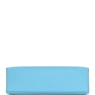 HERMÈS Hermes Kelly Pochette Celeste Swift Palladium Hardware | Thumbnail 6 HERMÈS Hermes Kelly Pochette Celeste Swift Palladium Hardware | Thumbnail 6