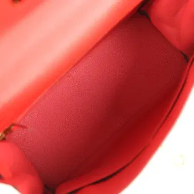HERMÈS Pre-owned Hermes Kelly Retourne 28 Rouge Tomate Evercolor Gold Hardware | Thumbnail 8 HERMÈS Pre-owned Hermes Kelly Retourne 28 Rouge Tomate Evercolor Gold Hardware | Thumbnail 8