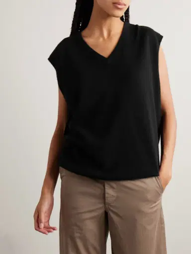 The Row Kossy Cashmere Vest | Thumbnail 3 The Row Kossy Cashmere Vest | Thumbnail 3