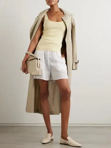 TOTEME Ramie Shorts | Thumbnail 2 TOTEME Ramie Shorts | Thumbnail 2