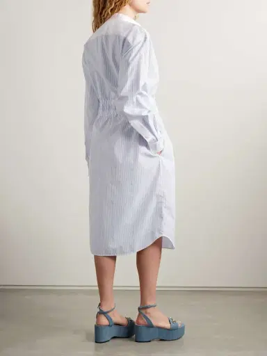 Gucci Striped Cotton-poplin Midi Shirt Dress | Thumbnail 3 Gucci Striped Cotton-poplin Midi Shirt Dress | Thumbnail 3