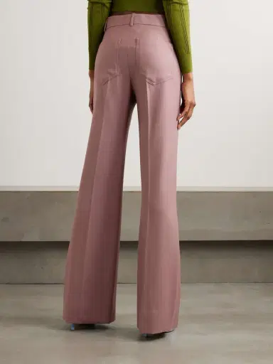 Victoria Beckham Alina Twill Wide-leg Pants | Thumbnail 3 Victoria Beckham Alina Twill Wide-leg Pants | Thumbnail 3