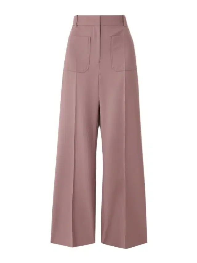 Victoria Beckham Alina Twill Wide-leg Pants