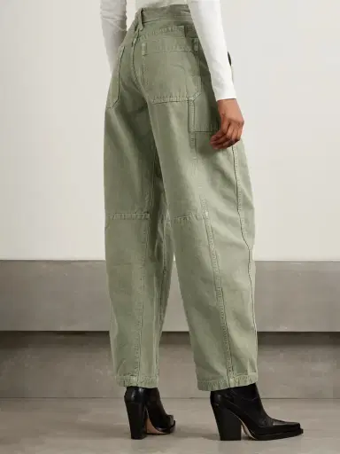 SLVRLAKE Rookie Mid-rise Barrel-leg Cargo Jeans | Thumbnail 4 SLVRLAKE Rookie Mid-rise Barrel-leg Cargo Jeans | Thumbnail 4