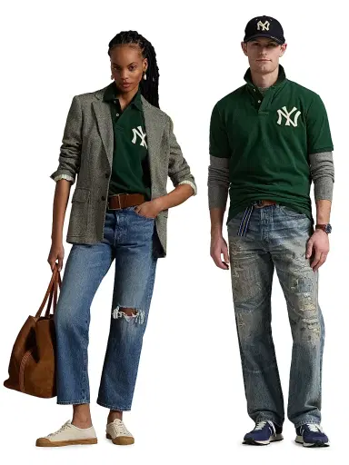 Polo Ralph Lauren Men's Yankees Polo Shirt - College Green | Thumbnail 8 Polo Ralph Lauren Men's Yankees Polo Shirt - College Green | Thumbnail 8