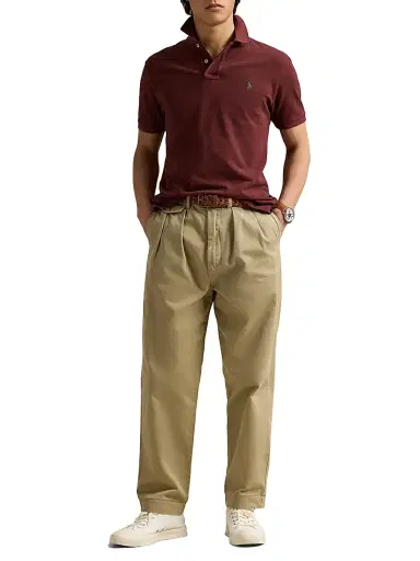 Polo Ralph Lauren Men's Custom-Slim-Fit Mesh Polo Shirt - Light Sport Heather | Thumbnail 7 Polo Ralph Lauren Men's Custom-Slim-Fit Mesh Polo Shirt - Light Sport Heather | Thumbnail 7