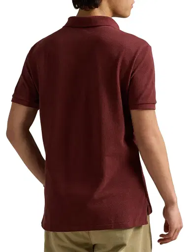 Polo Ralph Lauren Men's Custom-Slim-Fit Mesh Polo Shirt - Light Sport Heather | Thumbnail 9 Polo Ralph Lauren Men's Custom-Slim-Fit Mesh Polo Shirt - Light Sport Heather | Thumbnail 9