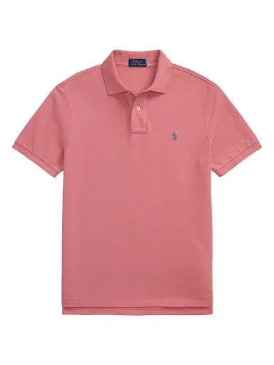 Polo Ralph Lauren Men's Custom-Slim-Fit Mesh Polo Shirt - Light Sport Heather | Thumbnail 1 Polo Ralph Lauren Men's Custom-Slim-Fit Mesh Polo Shirt - Light Sport Heather | Thumbnail 1
