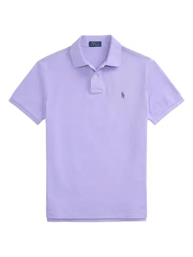 Polo Ralph Lauren Men's Custom-Slim-Fit Mesh Polo Shirt - Sky Lavender | Thumbnail 16 Polo Ralph Lauren Men's Custom-Slim-Fit Mesh Polo Shirt - Sky Lavender | Thumbnail 16