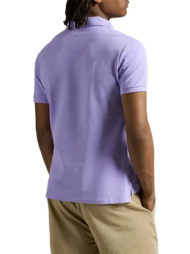 Polo Ralph Lauren Men's Custom-Slim-Fit Mesh Polo Shirt - Sky Lavender | Thumbnail 19 Polo Ralph Lauren Men's Custom-Slim-Fit Mesh Polo Shirt - Sky Lavender | Thumbnail 19
