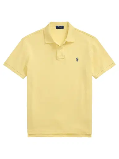 Polo Ralph Lauren Men's Custom-Slim-Fit Mesh Polo Shirt - Sky Lavender | Thumbnail 1 Polo Ralph Lauren Men's Custom-Slim-Fit Mesh Polo Shirt - Sky Lavender | Thumbnail 1