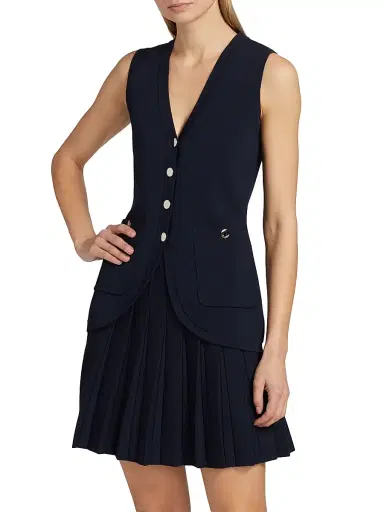 Et Ochs Women's Zoe Knit Relaxed-Fit Vest | Thumbnail 3 Et Ochs Women's Zoe Knit Relaxed-Fit Vest | Thumbnail 3