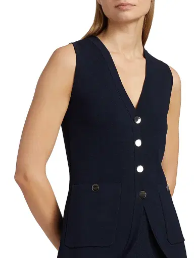 Et Ochs Women's Zoe Knit Relaxed-Fit Vest | Thumbnail 6 Et Ochs Women's Zoe Knit Relaxed-Fit Vest | Thumbnail 6