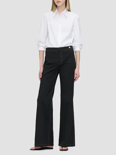 CALLAS MILANO Women's Jane Cotton Stretch Flare Trousers - Black - Size 14 | Thumbnail 2 CALLAS MILANO Women's Jane Cotton Stretch Flare Trousers - Black - Size 14 | Thumbnail 2