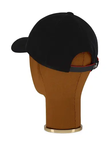 Christian Louboutin Men's Mooncrest Stones Cap - Black | Thumbnail 3 Christian Louboutin Men's Mooncrest Stones Cap - Black | Thumbnail 3