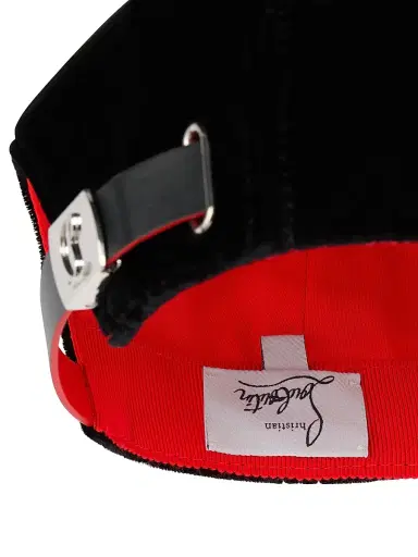 Christian Louboutin Men's Mooncrest Stones Cap - Black | Thumbnail 5 Christian Louboutin Men's Mooncrest Stones Cap - Black | Thumbnail 5