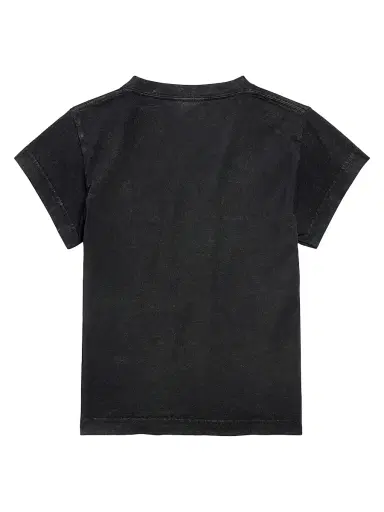 Balenciaga Women's City of Angels Shrunk T-Shirt - Black Faded | Thumbnail 2 Balenciaga Women's City of Angels Shrunk T-Shirt - Black Faded | Thumbnail 2