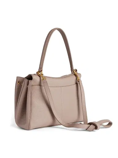 Balenciaga Women's Rodeo Grained Calfskin Top Handle Bag - Sesame | Thumbnail 3 Balenciaga Women's Rodeo Grained Calfskin Top Handle Bag - Sesame | Thumbnail 3