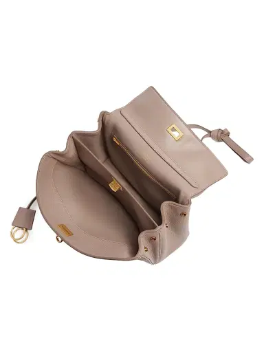 Balenciaga Women's Rodeo Grained Calfskin Top Handle Bag - Sesame | Thumbnail 4 Balenciaga Women's Rodeo Grained Calfskin Top Handle Bag - Sesame | Thumbnail 4