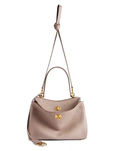 Balenciaga Women's Rodeo Grained Calfskin Top Handle Bag - Sesame | Thumbnail 5 Balenciaga Women's Rodeo Grained Calfskin Top Handle Bag - Sesame | Thumbnail 5