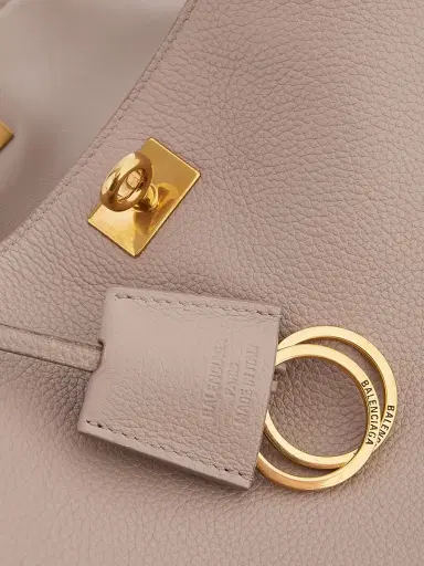 Balenciaga Women's Rodeo Grained Calfskin Top Handle Bag - Sesame | Thumbnail 6 Balenciaga Women's Rodeo Grained Calfskin Top Handle Bag - Sesame | Thumbnail 6