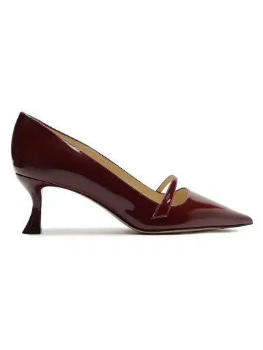 Alexandre Birman Women's Tita 60MM Patent Leather Pumps - Dark Plum | Thumbnail 2 Alexandre Birman Women's Tita 60MM Patent Leather Pumps - Dark Plum | Thumbnail 2