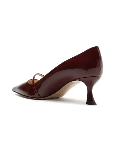 Alexandre Birman Women's Tita 60MM Patent Leather Pumps - Dark Plum | Thumbnail 4 Alexandre Birman Women's Tita 60MM Patent Leather Pumps - Dark Plum | Thumbnail 4