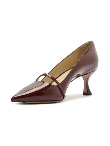 Alexandre Birman Women's Tita 60MM Patent Leather Pumps - Dark Plum | Thumbnail 6 Alexandre Birman Women's Tita 60MM Patent Leather Pumps - Dark Plum | Thumbnail 6